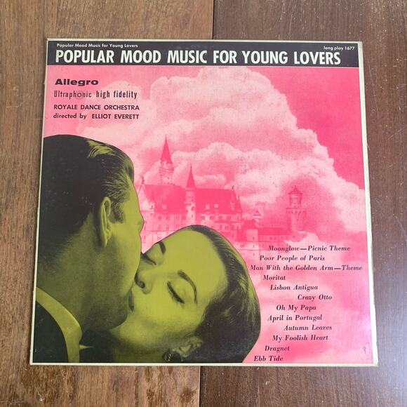 The Royale Dance Orchestra Popular Mood Music For Young Lovers Allegro Records - Picture 1 of 4
